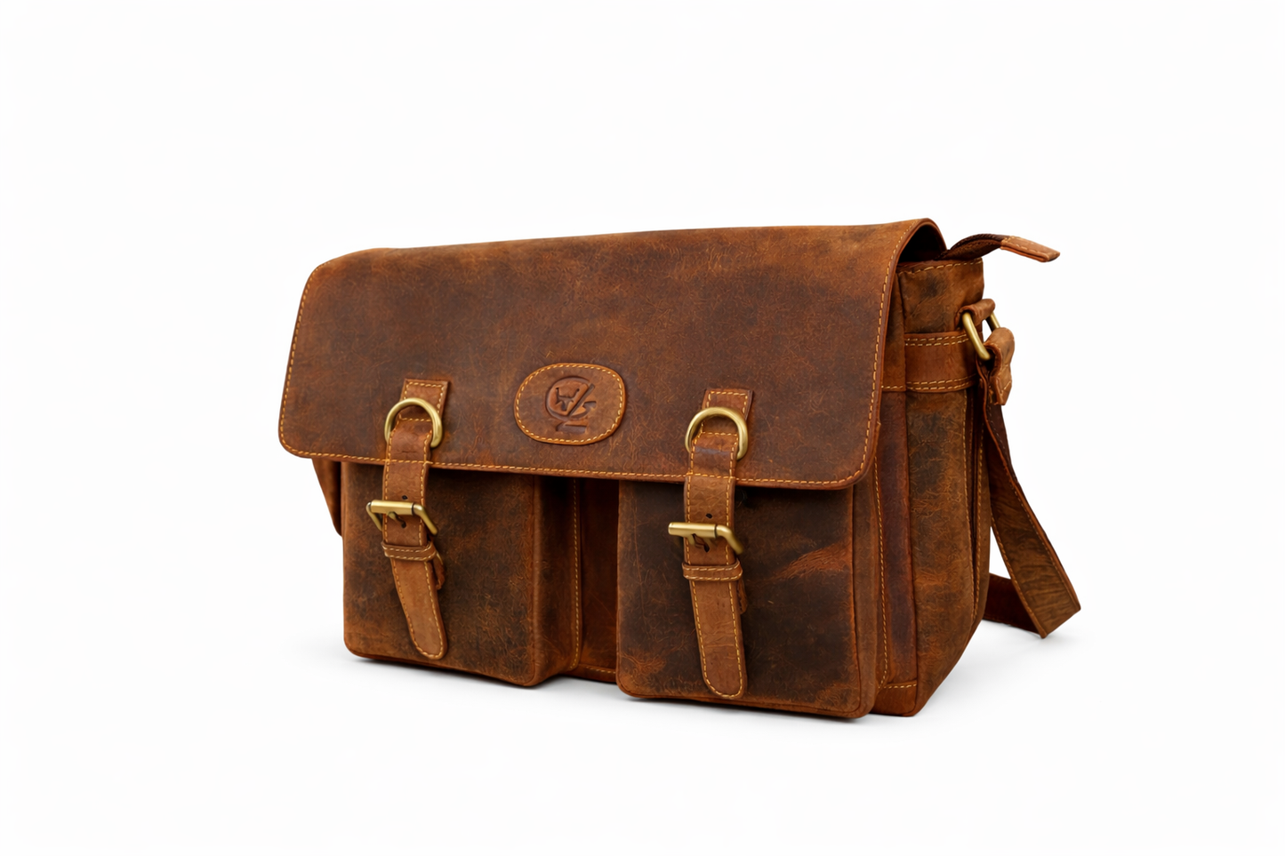 Lord Friedrich Aktentasche aus Büffelleder